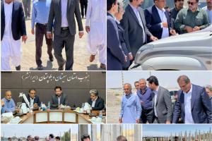 بازدید مدیرکل دیوان محاسبات سیستان و بلوچستان از پروژه‌ های عمرانی ایرانشهر